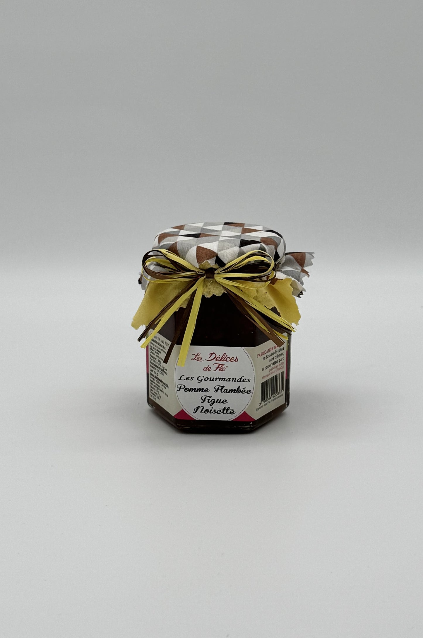 CONFITURE POMME FLAMBEE FIGUE NOISETTE 290G 290GR