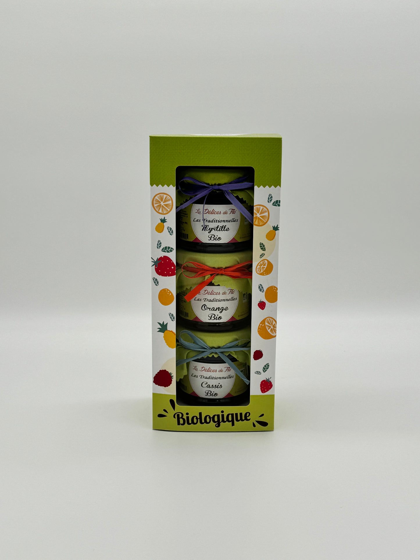 COFFRET LOT 3 X 130G CONFITURE BIOLOGIQUE