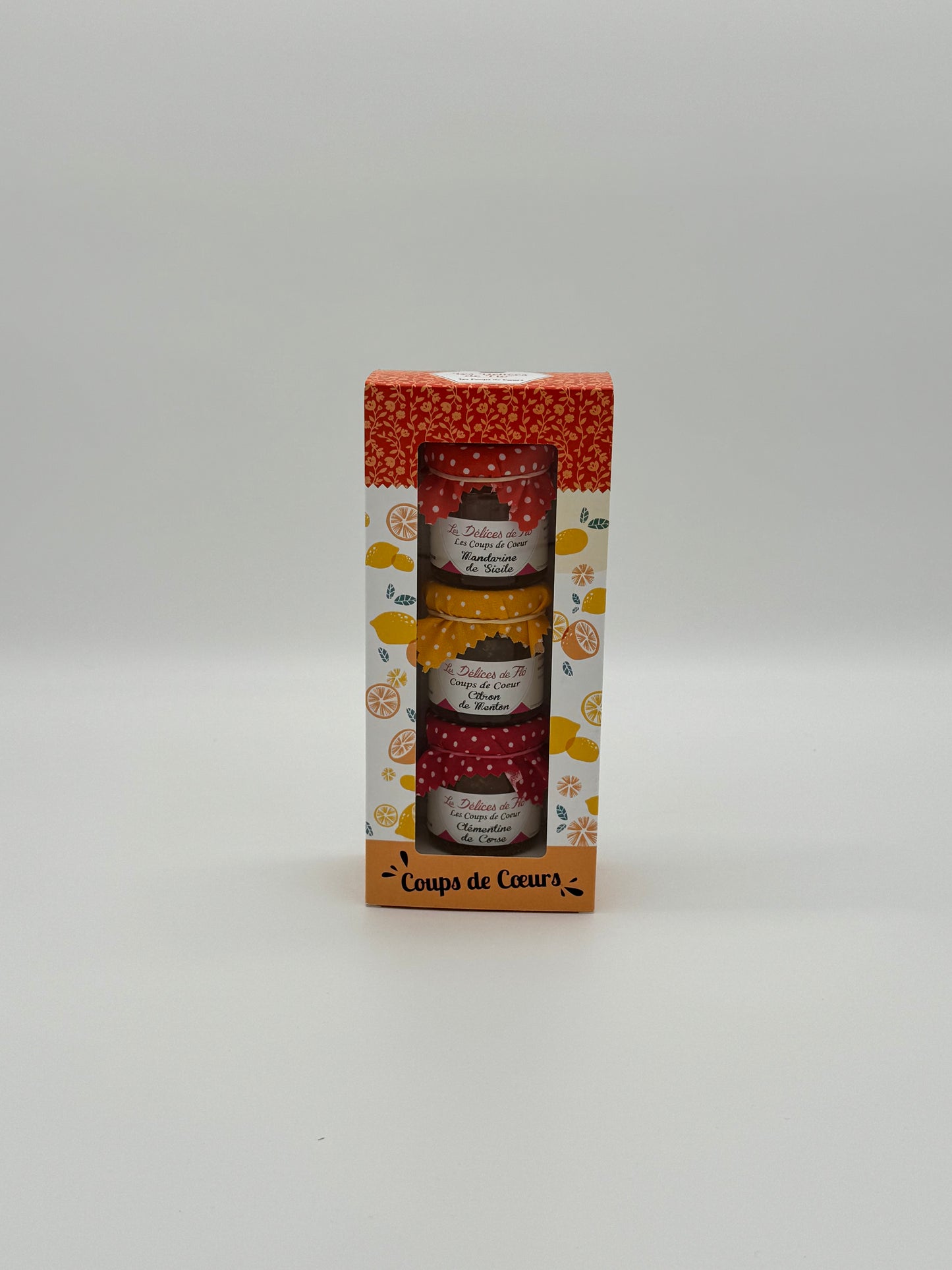 COFFRET LOT 3 X 50G CONFITURE COUP DE CŒUR