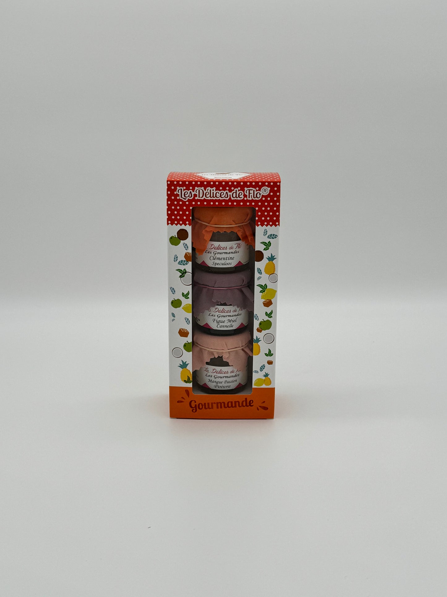 COFFRET LOT 3 X 50G CONFITURE LES GOURMANDES