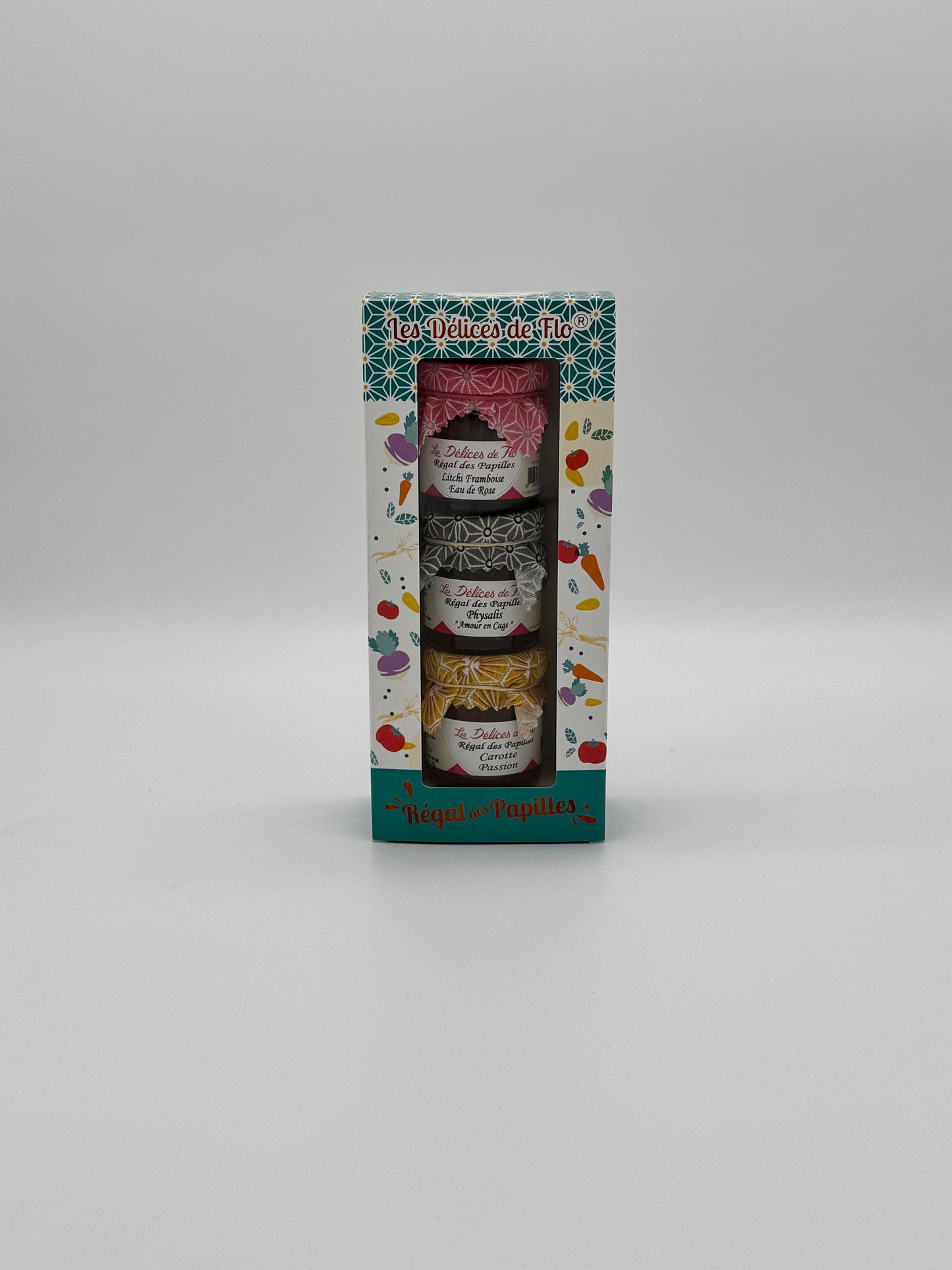 COFFRET LOT 3 X 50G CONFITURE REGAL DES PAPILLES
