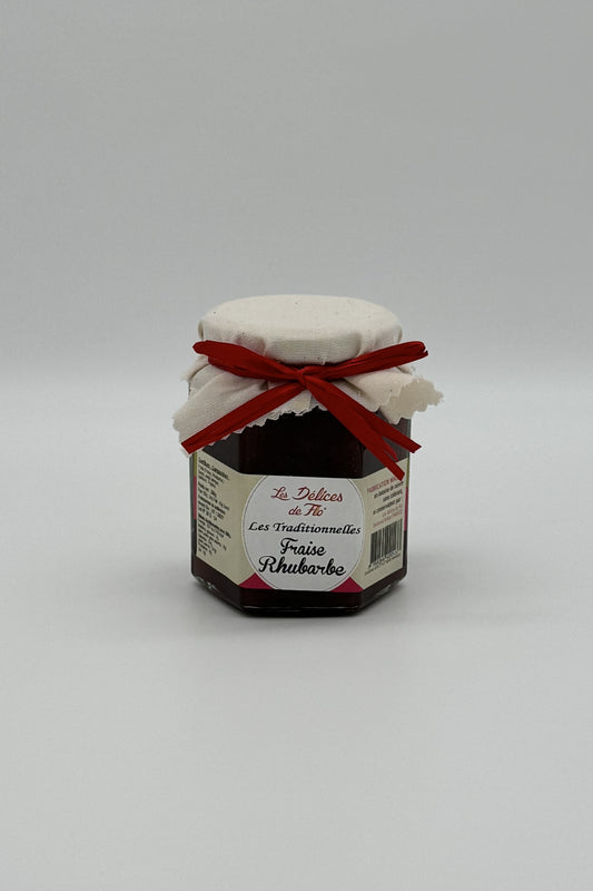 CONFITURE FRAISE RHUBARBE 280G 280GR