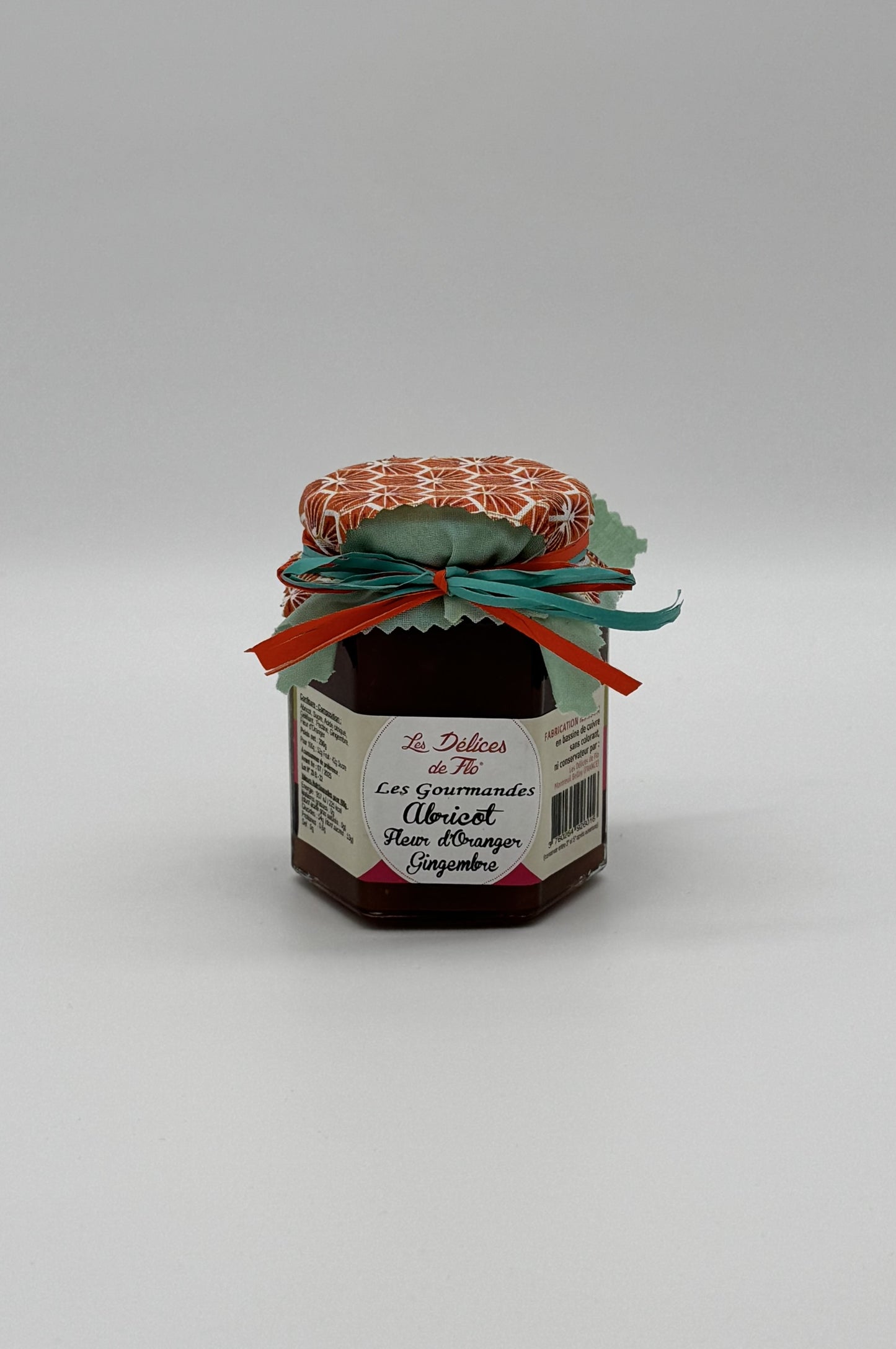 CONFITURE ABRICOT FLEUR D'ORANGER GINGEMBRE 290G 290GR